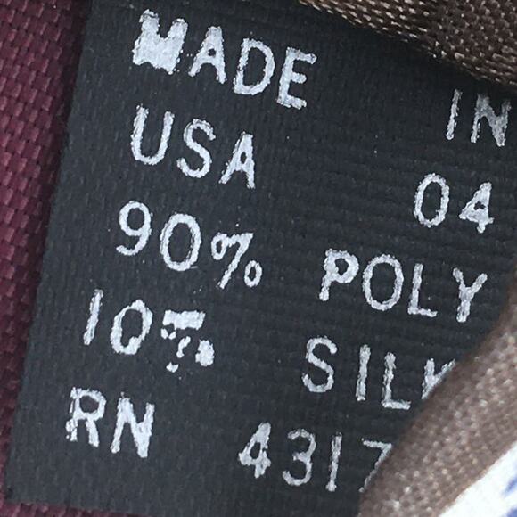 GINO POMPEII SILK BLEND BROWN WHITE PURPLE TEAL NECKTIE - Picture 5 of 12